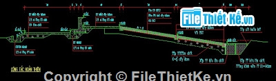 Bản vẽ autocad,đê biển,biện pháp thi công,đê kè,thi công đê biển